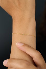 Heliophilia Silver Pulsera de Plata de Ley 925 en Dorado